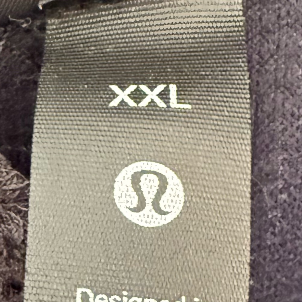 Lululemon shift stitch black hoodie. Size xxl. Athleisure - Picture 3 of 3
